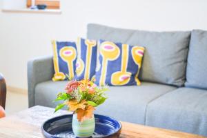 Posezení v ubytování Ferienwohnung Keul