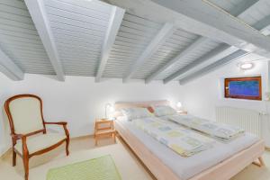 Postel nebo postele na pokoji v ubytování Ferienwohnung Keul