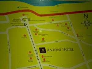 Chứng chỉ, giải thưởng, bảng hiệu hoặc các tài liệu khác trưng bày tại Antoni Hotel