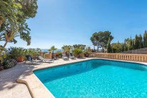 Der Swimmingpool an oder in der Nähe von Villa Cami de Aucanada