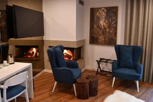 Posezení v ubytování Casa das Carpas