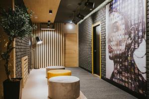 Posezení v ubytování Maccani Black Luxury Suites