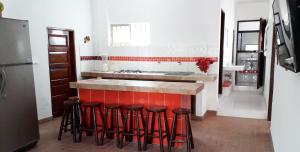 Cabanas Recreaciones的厨房或小厨房