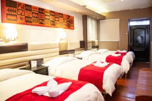 Katil atau katil-katil dalam bilik di Hotel Royal Qosqo