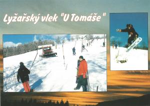 Horská chata Hubertus v zimě