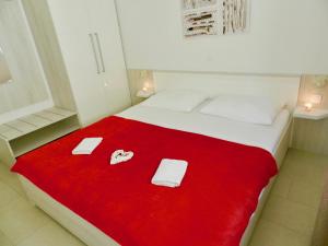 Postel nebo postele na pokoji v ubytování Diamant Apartments