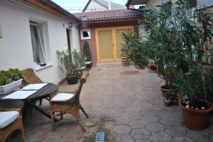 Patio nebo venkovní prostory v ubytování Gyöngyvendégház