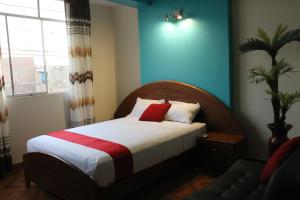 Cama ou camas em um quarto em Hotel Camino Real