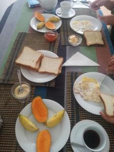 Breakfast options available to guests at Birdhouse Unawatuna 