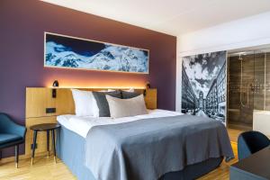 Postel nebo postele na pokoji v ubytování Clarion Hotel Malmö Live