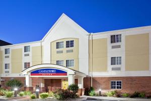 a rendering of the front of a hotel at Candlewood Suites Merrillville, an IHG Hotel in Merrillville