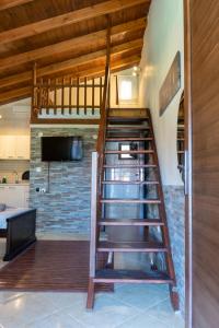 Kuchyňa alebo kuchynka v ubytovaní dimitris' villas - villa 1
