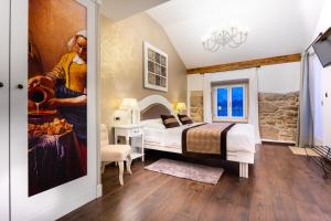 Postel nebo postele na pokoji v ubytování Hotel Heritage Forza