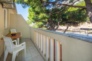 Balkón nebo terasa v ubytování Apartments & Restaurant Galeb