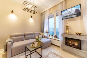 Posedenie v ubytovaní Apartament Champagne Gdańsk