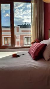 Letto o letti in una camera di Hotel Real Audiencia