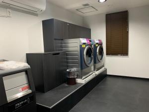 Köök või kööginurk majutusasutuses Nagoyaeki Access Hotel