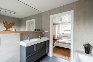 Posteľ alebo postele v izbe v ubytovaní Finest Ski Chalet Leogang by All in One Apartments