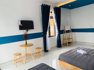 Postel nebo postele na pokoji v ubytování November Villa Đà Lạt