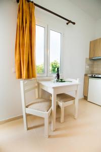 Kuchyň nebo kuchyňský kout v ubytování Mastorakis Hotel and Studios