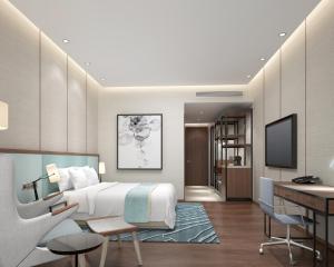 Hyatt Regency Thrissur的电视和/或娱乐中心