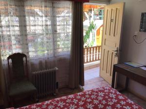 Cama ou camas em um quarto em Eco Hostal Offenbacher-Hof