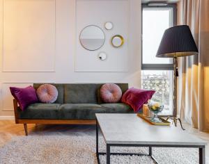 Posedenie v ubytovaní Apartament 53 Długie Ogrody Gdańsk