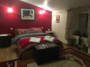 Postel nebo postele na pokoji v ubytování La Maison d'Olives