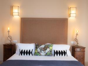 Postel nebo postele na pokoji v ubytování Hôtel La Dimora & Spa
