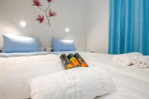 Posteľ alebo postele v izbe v ubytovaní Cormoranos Apartments Eco Green