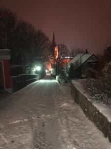 Gasthof Adler v zimě