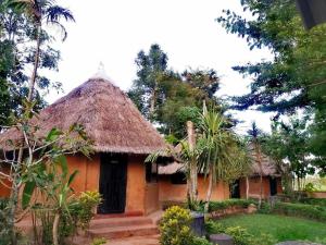 Zahrada ubytování Ban Din Resort Chiang Rai