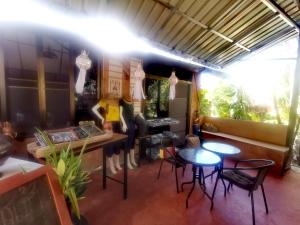Balkón nebo terasa v ubytování Ban Din Resort Chiang Rai