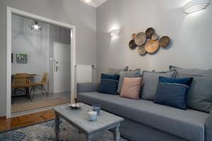 A seating area at Absolute Athens X