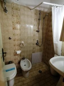 Koupelna v ubytování Hotel Cilene