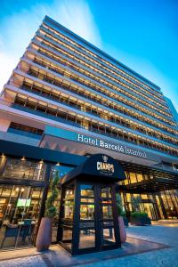 a hotel building with a hotel barbers institute at Barceló Istanbul in Istanbul