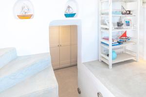 Kuchyňa alebo kuchynka v ubytovaní "Anemoskala" Cycladic Traditional House