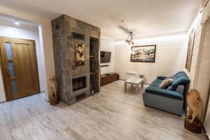 Χώρος καθιστικού στο Złota Sowa - Ostoja Bukowinki