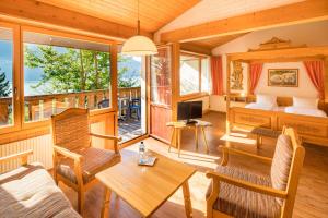 Ruang duduk di Hotel Lindenhof by Crossworld AG