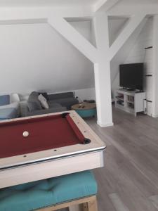 TV a/nebo společenská místnost v ubytování Studio apartman Zagreb Horvati