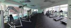 The fitness centre and/or fitness facilities at Cozy Suite StarBus! Zetapark! Above Shopping Mall! FREE Wifi FREE Parking