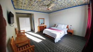 Voodi või voodid majutusasutuse Hotel Mountain Lodge Skardu toas +37 fotot