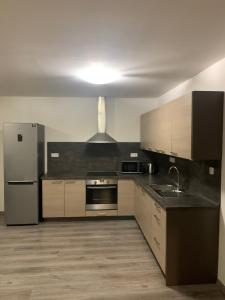Una cocina o kitchenette en Penzion Fortuna Žatec