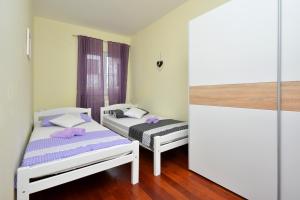 Posteľ alebo postele v izbe v ubytovaní Villa Anteana with view and pool of 60m2