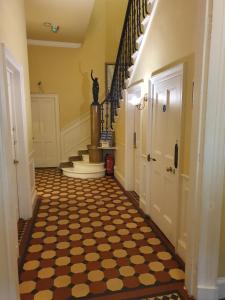 a very large room with some stairs leading to it at Minto House in Edinburgh