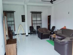 Χώρος καθιστικού στο Villa Sea View