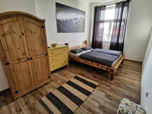 Posteľ alebo postele v izbe v ubytovaní Penzion Loučka Bystřice