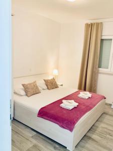 Postel nebo postele na pokoji v ubytování Diamant Apartments