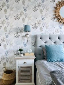 Posezení v ubytování Biały Apartament Hampton w Playa Baltis