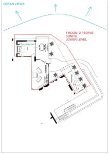 a floor plan of a house at Saudade Margaret River in Margaret River Town